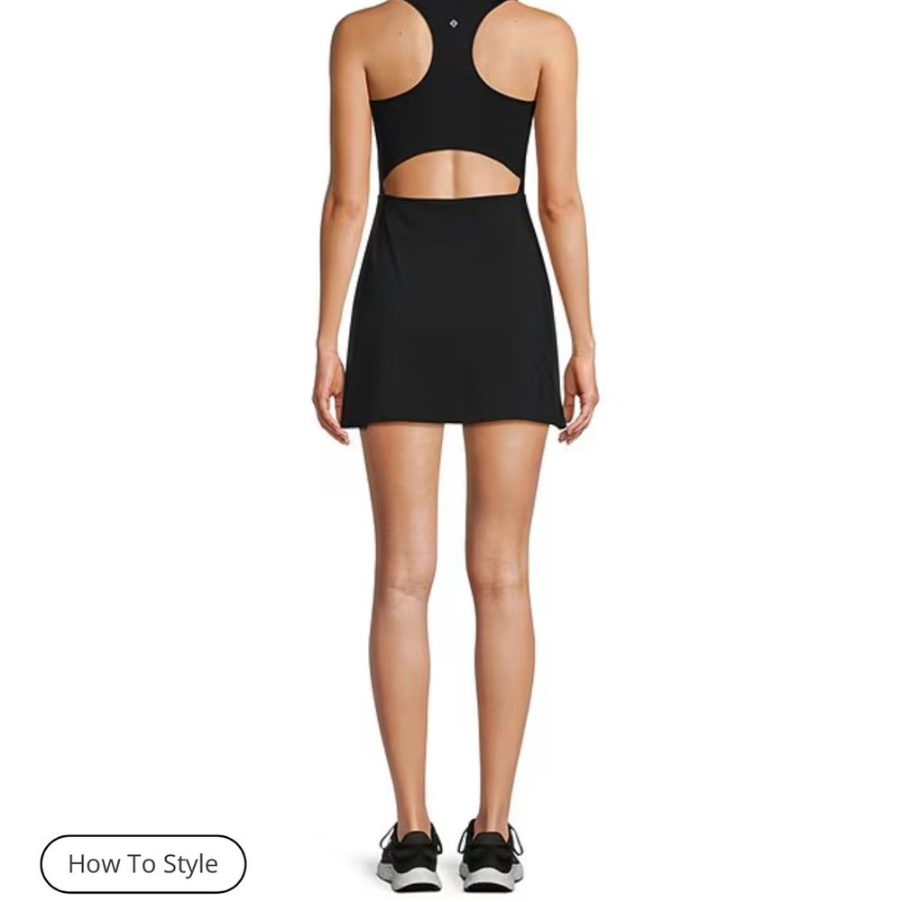 ANTONIO MELANI active tennis courtside built in shorts mini dress - Picture 2 of 9
